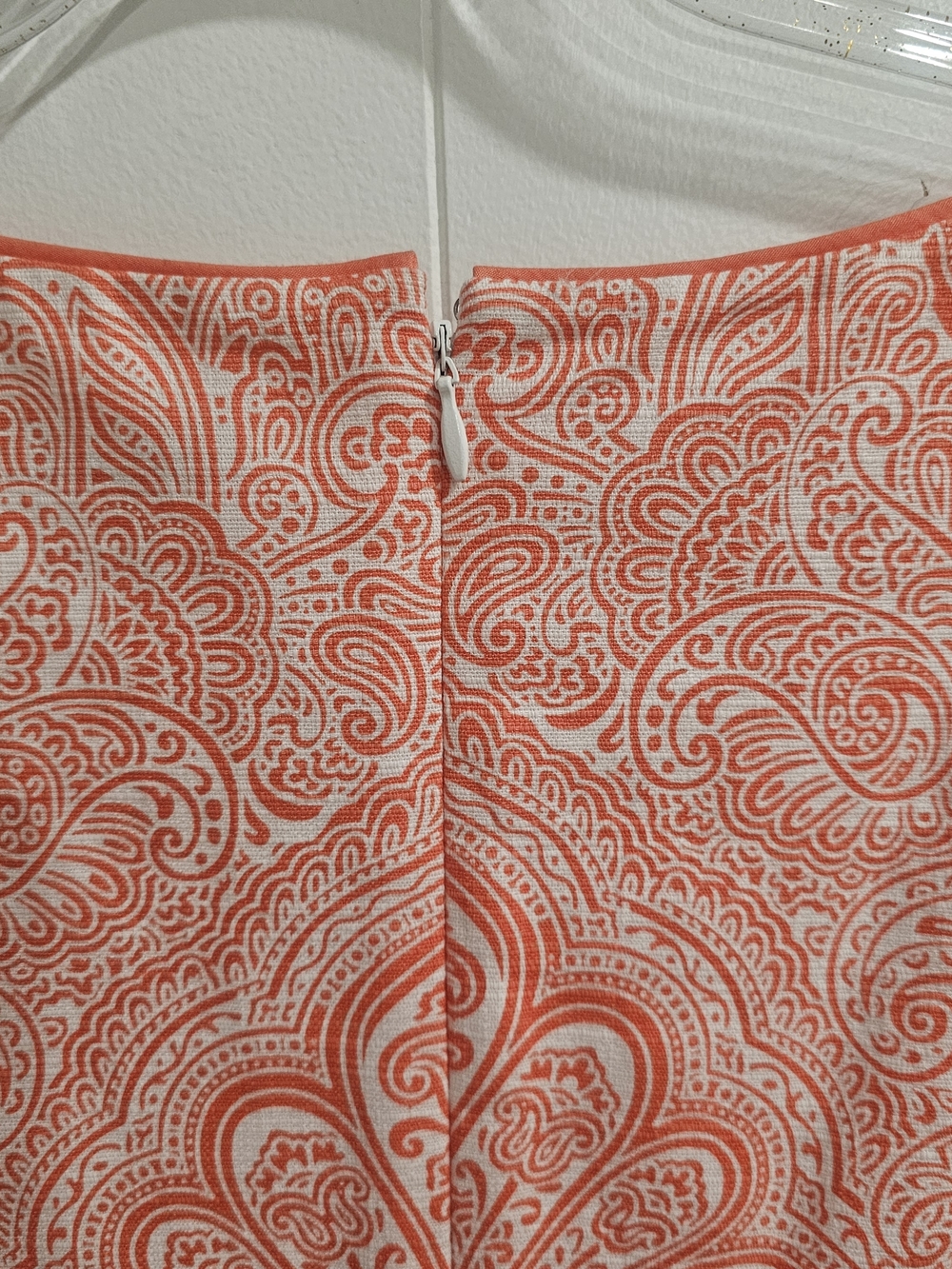 Tommy Hilfiger Coral Paisley Fit & Flare Sz.8 Dress Preppy Classic Quiet Luxury - Picture 6 of 15